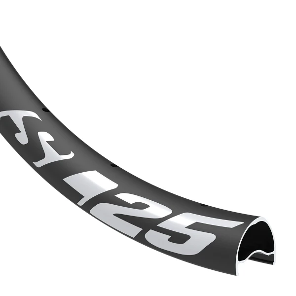 Обод BlackJack SL 25 ASY 29, 622x25, 28 отв., FV, ассиметричный, черный анодированный, бескамерный