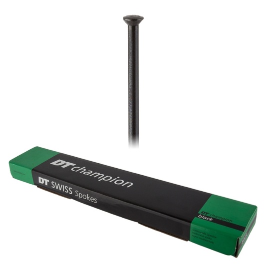 Спицы DT Swiss Champion 2 x 280 мм Straight Pull черный (100 шт)