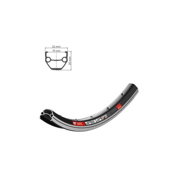 Обод DT SWISS 535 26x19 RIM BRAKE 32отв.