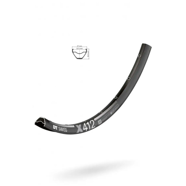 Обод DT SWISS X 412 27x22,5 DISK BRAKE 32отв.