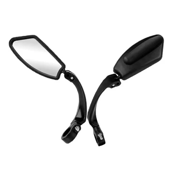 Зеркало MIRROR левое JY-210 1шт. на руль велосипеда, черный (JY-210)