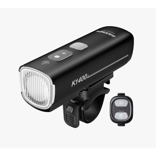 Велосипедная фара Ravemen K1400 (1400 lm, 4000 mAh) с датчиком освещенности