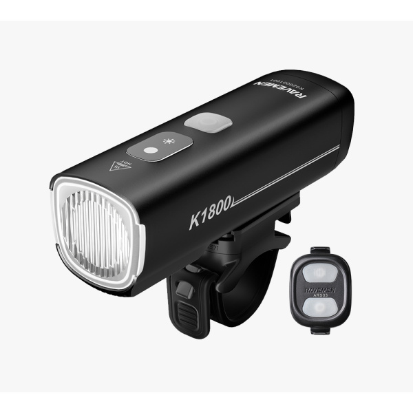 Велосипедная фара Ravemen K1800 (1800 lm, 5000 mAh) с датчиком освещенности