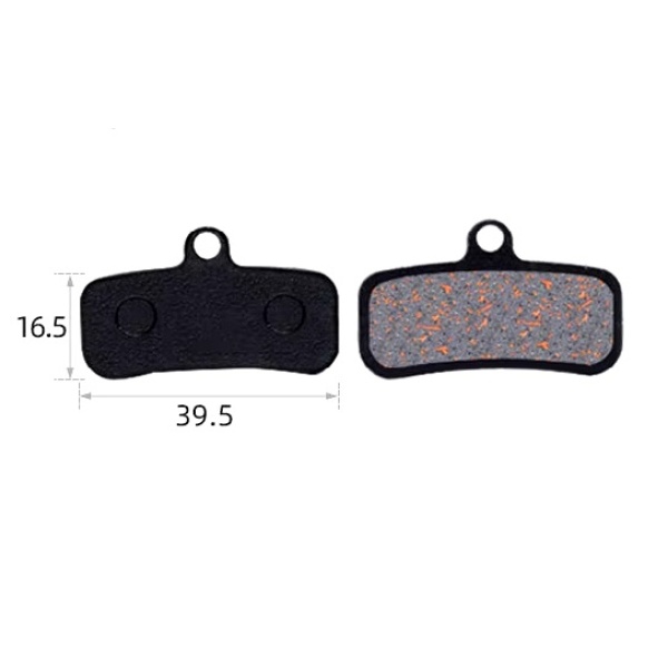 Тормозные колодки DN  TP-01E, пара (TP-01E-1)