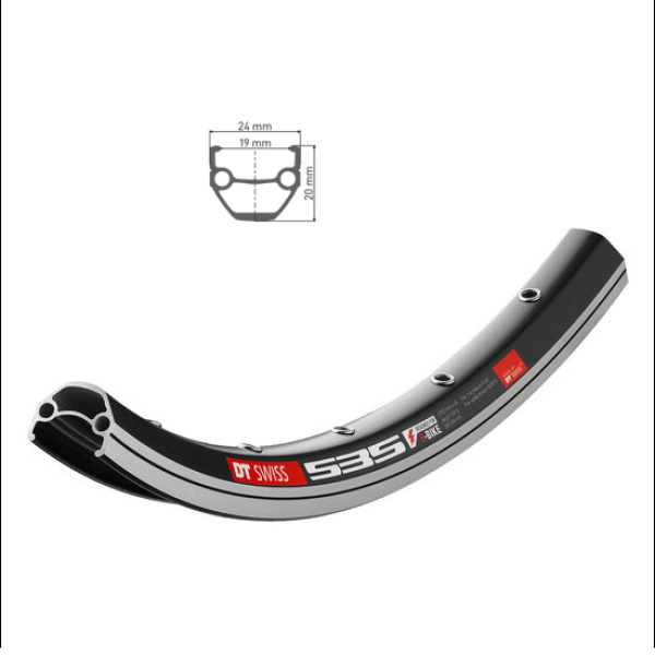 Обод DT Swiss 535 29x19 RB A SE 32 BL 02P STD VI