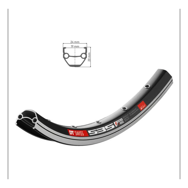 Обод DT Swiss 535 29x19 RB A SE 32 BL 02P STD VI