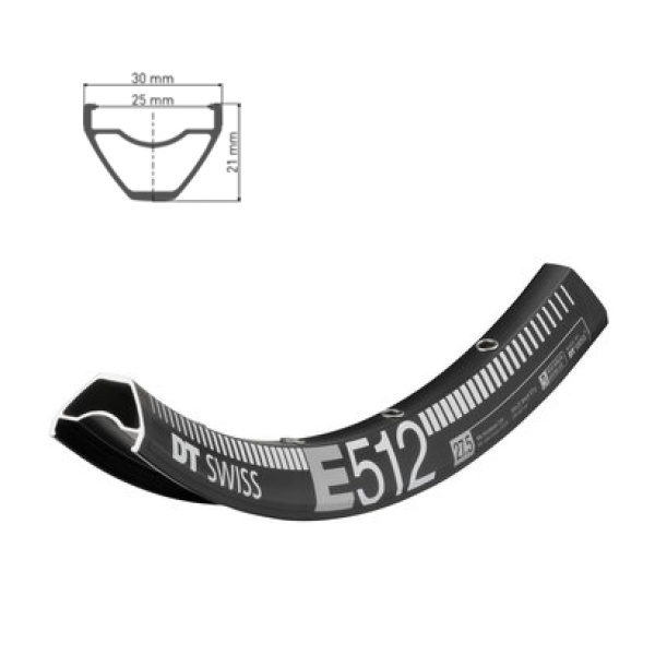 Обод DT SWISS E 512 27x25 DISK BRAKE 32отв.