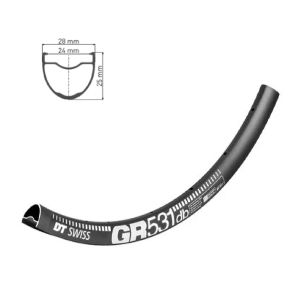 Обод DT SWISS GR 531 29X24 DISK BRAKE 32отв.