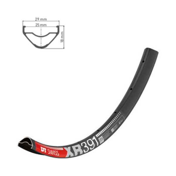 Обод DT SWISS XR 391 27x25 DISK BRAKE 28отв.