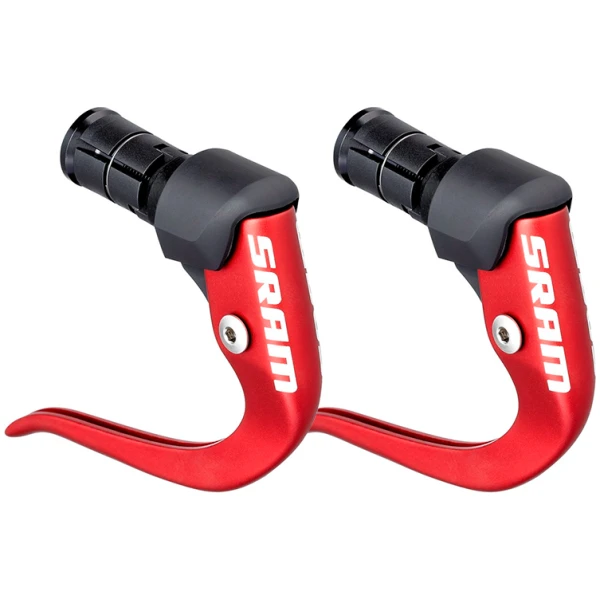 Гальмівні ручки SRAM S500 Aero в торець керма механіка червоний (пара)
