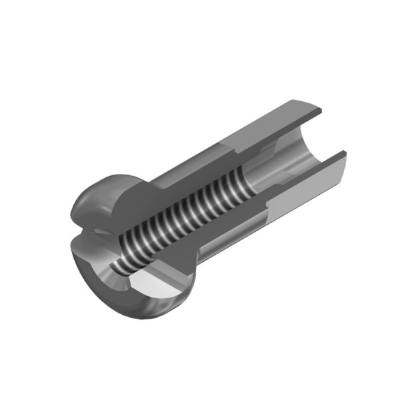 Ниппели латунные DT brass nipples black 1.8 x 14 mm 30-004 х100шт