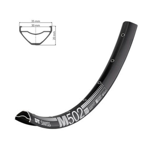Обод DT SWISS M 502 27x30 DISK BRAKE 32отв.