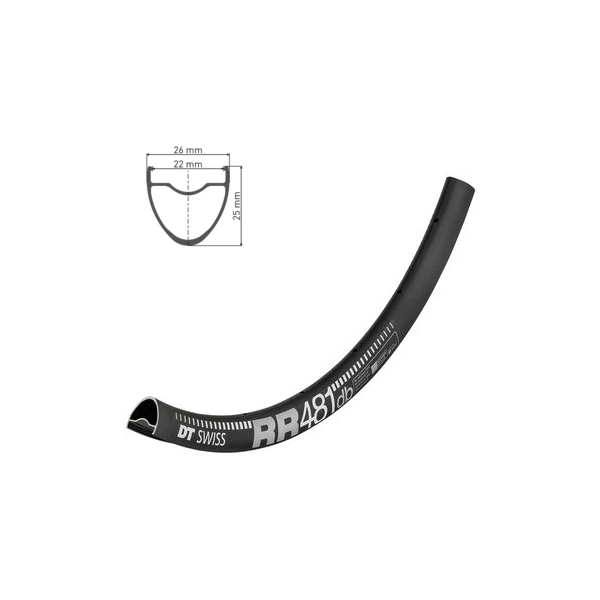 Обод DT SWISS RR 481 27X22 DISK BRAKE 24 отв.