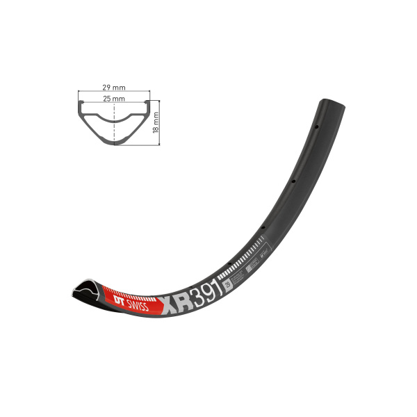 Обод DT SWISS XR 391 29x25 DISK BRAKE 28отв.