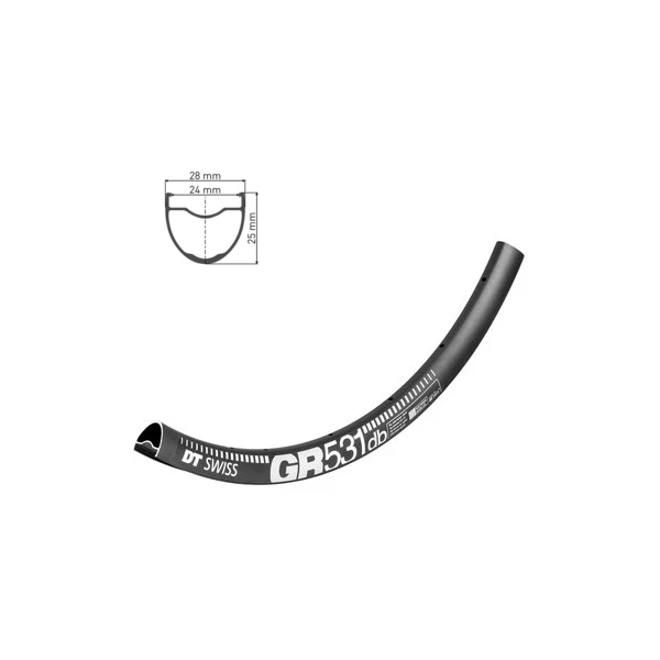 Обод DT SWISS GR 531 27X24 DISK BRAKE 24 отв.