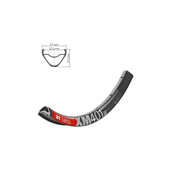 Обод DT SWISS XM 401 27x225 DISK BRAKE 28 отв.