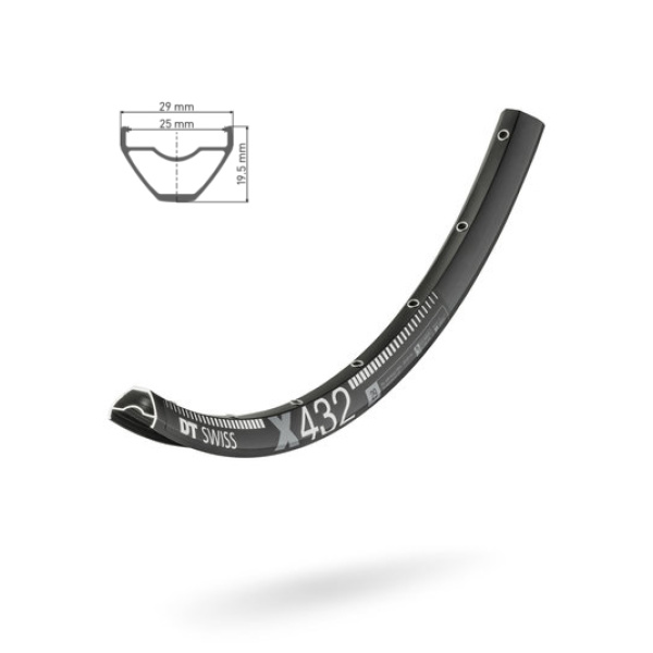 Обод DT SWISS X 432 29x25 DISK BRAKE 32отв.