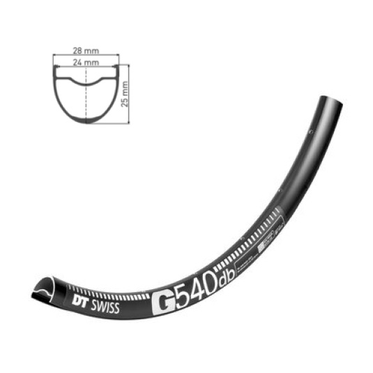 Обод DT SWISS G 540 27X24 DISK BRAKE 28отв.