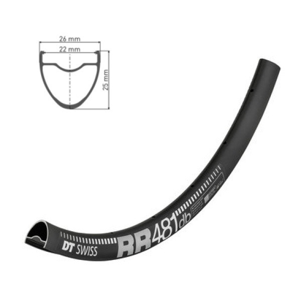 Обод DT SWISS RR 481 29X22 DISK BRAKE 24отв.