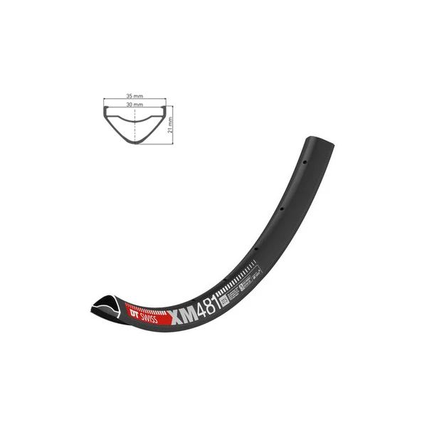 Обод DT SWISS XM 481 27x30 DISK BRAKE 28 отв.