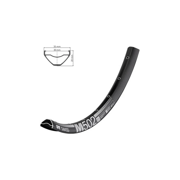 Обод DT SWISS M 502 27x30 DISK BRAKE 28 отв.
