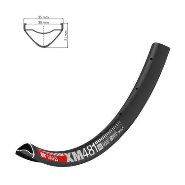 Обод DT SWISS XM 481 29x30 DISK BRAKE 32отв.