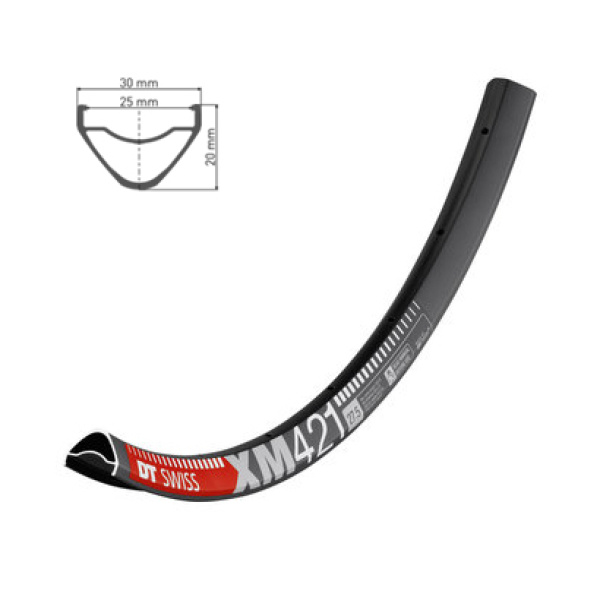 Обод DT SWISS XM 421 27x25 DISK BRAKE 28отв.