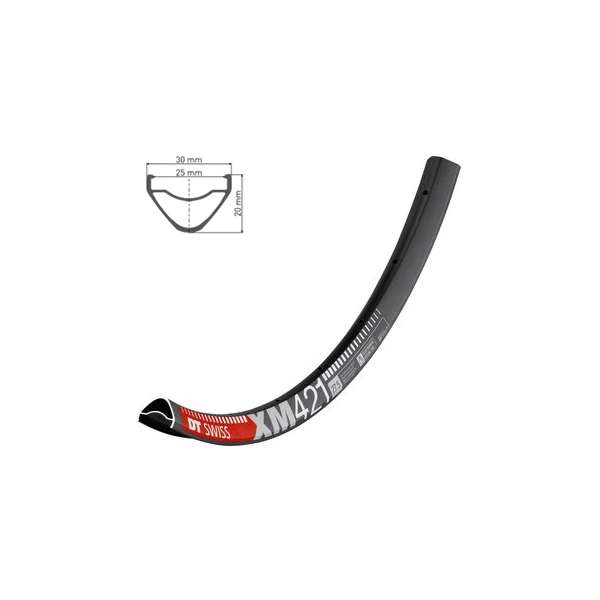 Обод DT SWISS XM 421 27x25 DISK BRAKE 28отв.