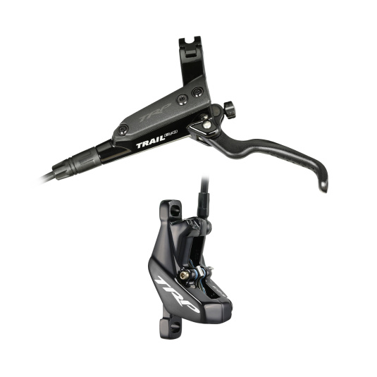 Дисковые передние гидравлические тормоза TRP Trail EVO M843 4 поршня, 1900мм, черный