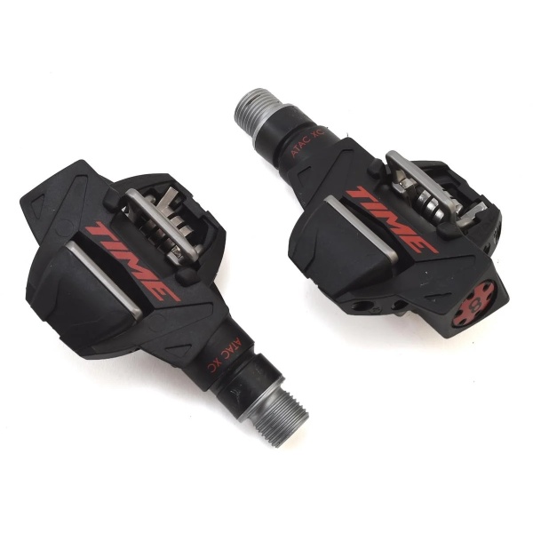Педали  контактные TIME ATAC XC 8 XC/CX pedal, including ATAC cleats, Black/Red