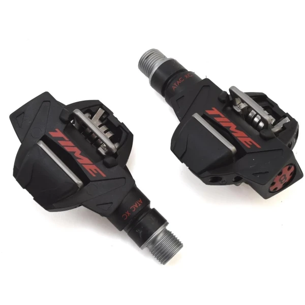 Педали  контактные TIME ATAC XC 8 XC/CX pedal, including ATAC cleats, Black/Red