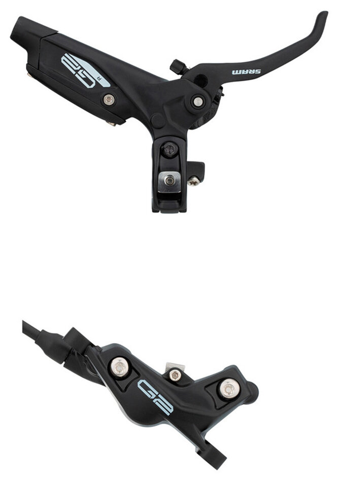 Тормоз задний SRAM G2 R дисковая гидравлика 4 поршня гидролиния 2000 мм 1 Тормоз задний SRAM G2 R дисковая гидравлика 4 поршня гидролиния 2000 мм