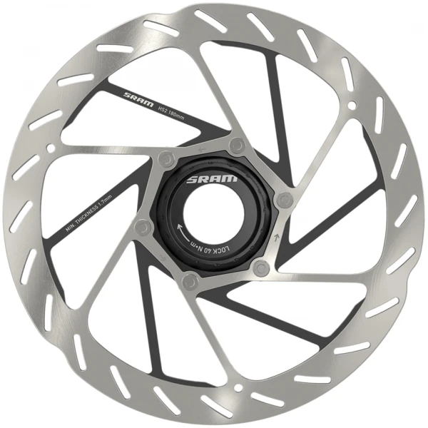 Ротор SRAM HS2 160mm Center Lock (includes lockring) Rounded