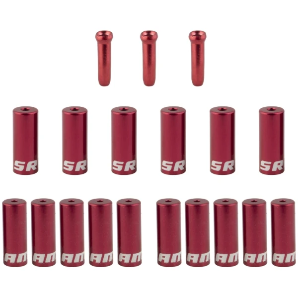 Комплект наконечников троса и боудена CBL STANDARD SRAM FERRULE KIT RED
