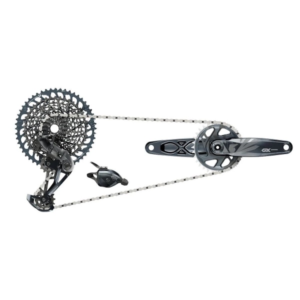Групсет SRAM GX Eagle DUB Groupset Lunar (Rear Der, Trigger Shifter w Clamp, Crankset DUB 12s 170 w DM 32t X-SYNC Chainring, Chain 126 links 12s, Cassette XG-1275 10-52t, Chaingap Gauge)