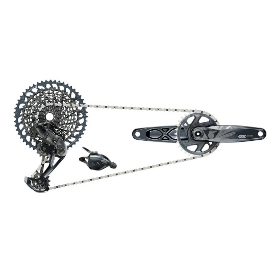 Групсет SRAM GX Eagle DUB Groupset Lunar (Rear Der, Trigger Shifter w Clamp, Crankset DUB 12s 175 BOOST w DM 32t X-SYNC Chainring, Chain 126 links 12s, Cassette XG-1275 10-52t, Chaingap Gauge)