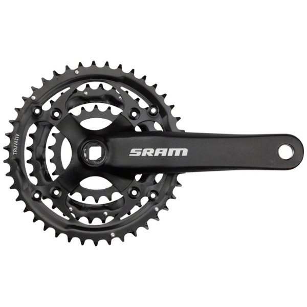 Шатуны SRAM Crank S600 8 sp 3.0 SquareTaper 175 BlastBlack 42-32-22