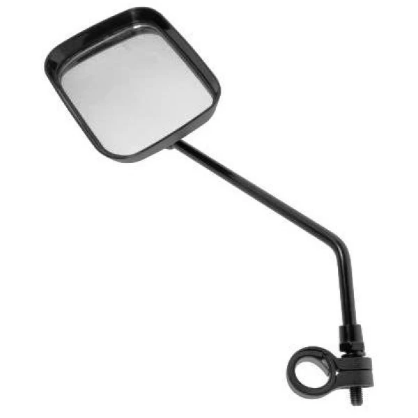 Зеркало JY-7 левое на руль 11/8см черный (03634)