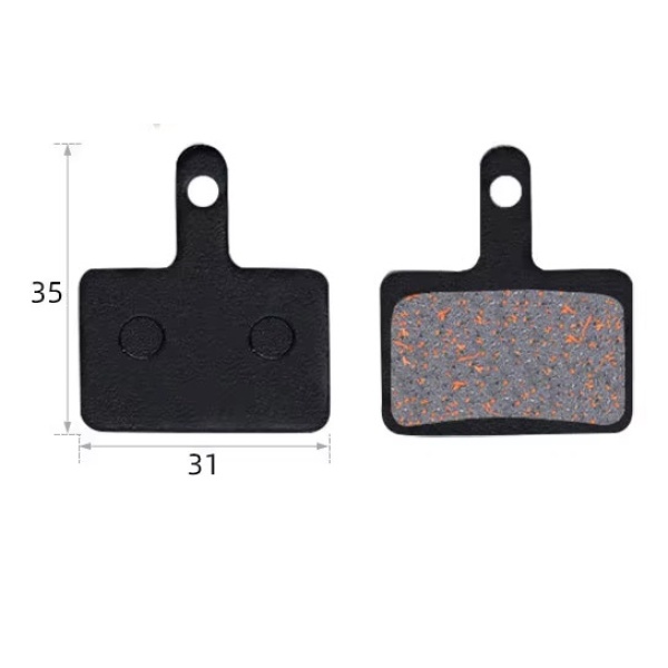 Тормозные колодки DN TP-01B, пара (TP-01B-1)