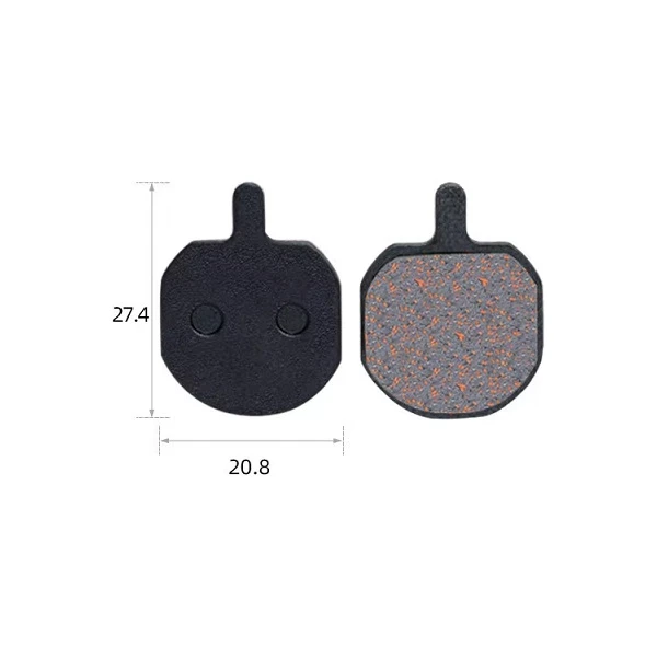 Гальмівні колодки DN TP-04B, пара (TP-04B-1)