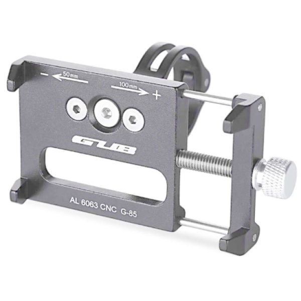 Держатель для смартфонов GUB G-85, алюминий, серый (G-85/grey)