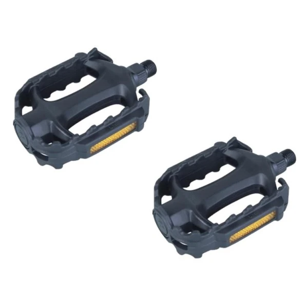 Педали FP пластиковые, ось 9/16" черный (PED818)