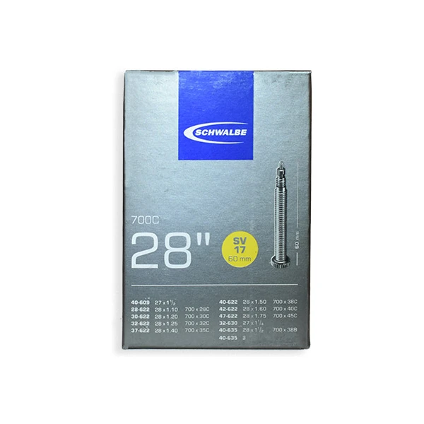 Камера Schwalbe SV 17 Standart 28" (28/47-622/635) SV 60мм