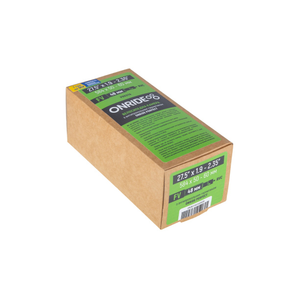 Камера ONRIDE с герметиком ONRIDE Perfect 27,5"x1.9-2.35" (584x50-60) FV 48 RVC