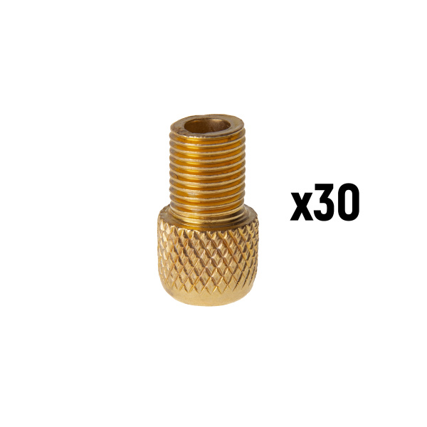 Переходник ONRIDE CL AV-FV из ниппеля FV на AV, латунь (уп 30 шт.)