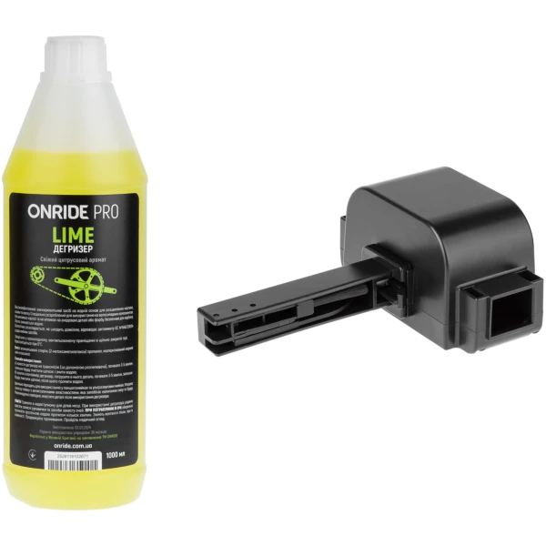 Комплект дегризер ONRIDE PRO Lime 1000 мл + Мойка цепи DNK Roll