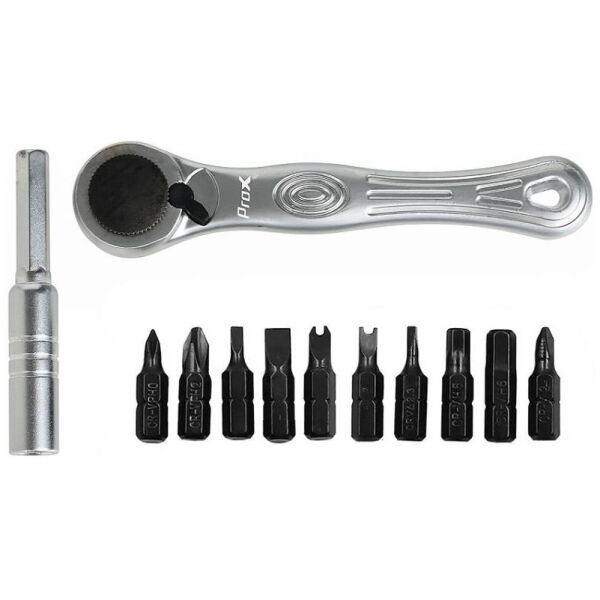 Ключ трещотка ProX KIT-15, 105мм с шестигранниками (A-N-0307)