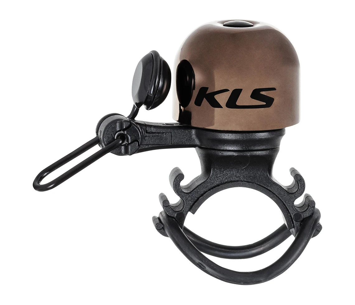 Дзвоник на кермо KLS Bang 50 кавовий 1 Дзвоник на кермо KLS Bang 50 кавовий