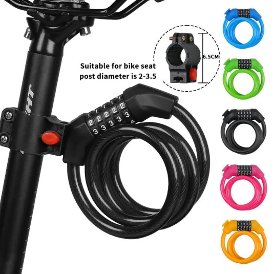 Замок кодовый EsLNF Anti-Theft 12 х 120 мм.