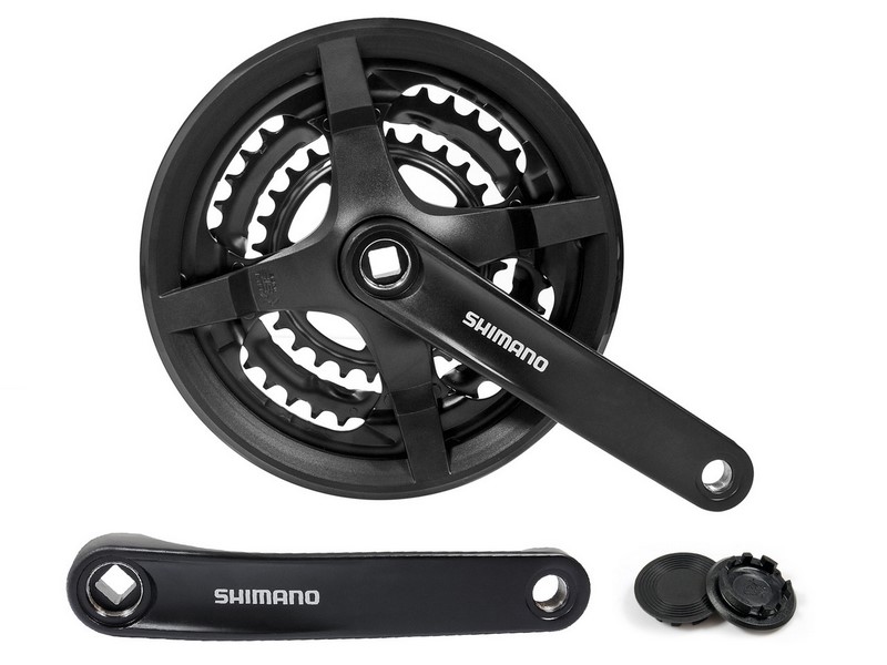Шатун L170мм 28-38-48Т SHIMANO FC-TY301 под квадрат 1 Шатун L170мм 28-38-48Т SHIMANO FC-TY301 под квадрат